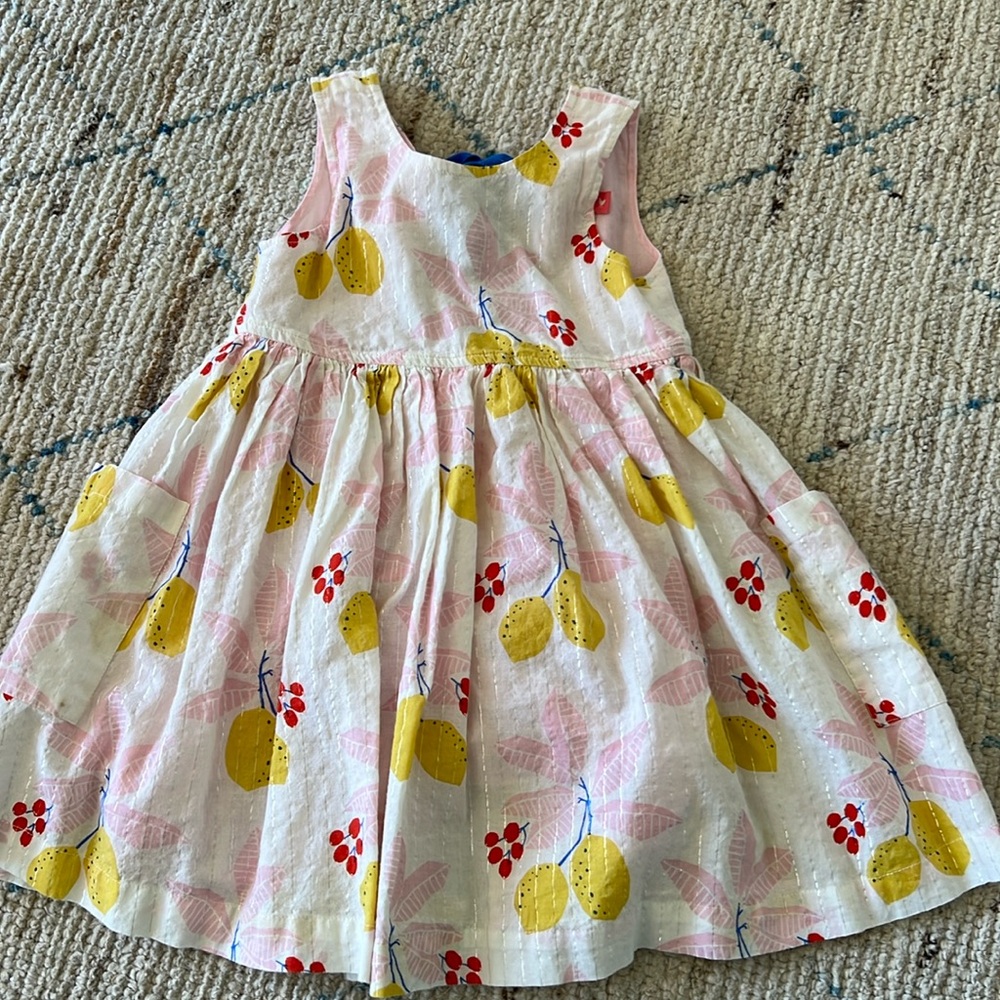 Pink Chicken lemon 🍋 print dress, Size 3.  Excellent condition.  Worn twice!